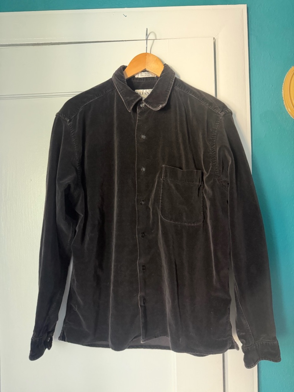 Vintage Alfani Velvet Shirt